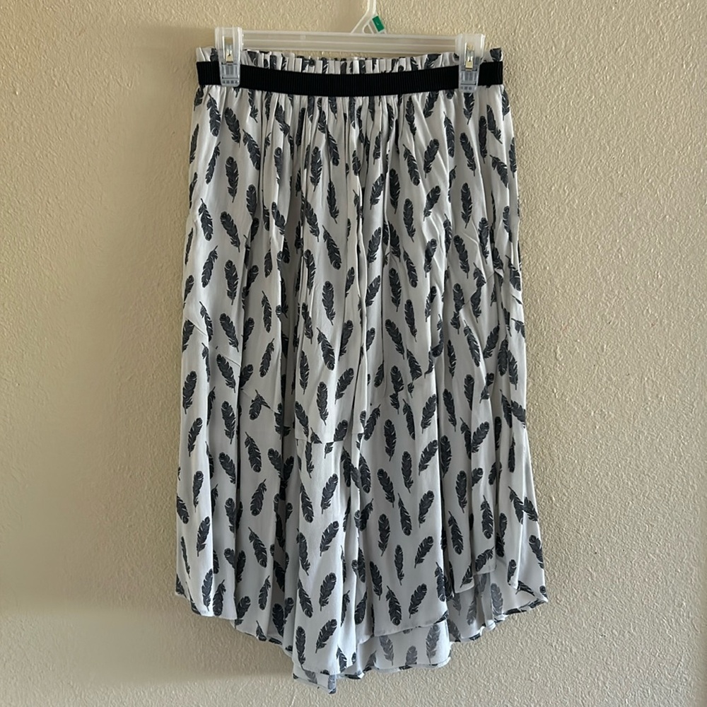 H&M feather skirt